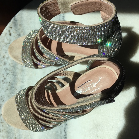 Free People + Jeffrey Campbell Sparkle Heels - Picture 7 of 7
